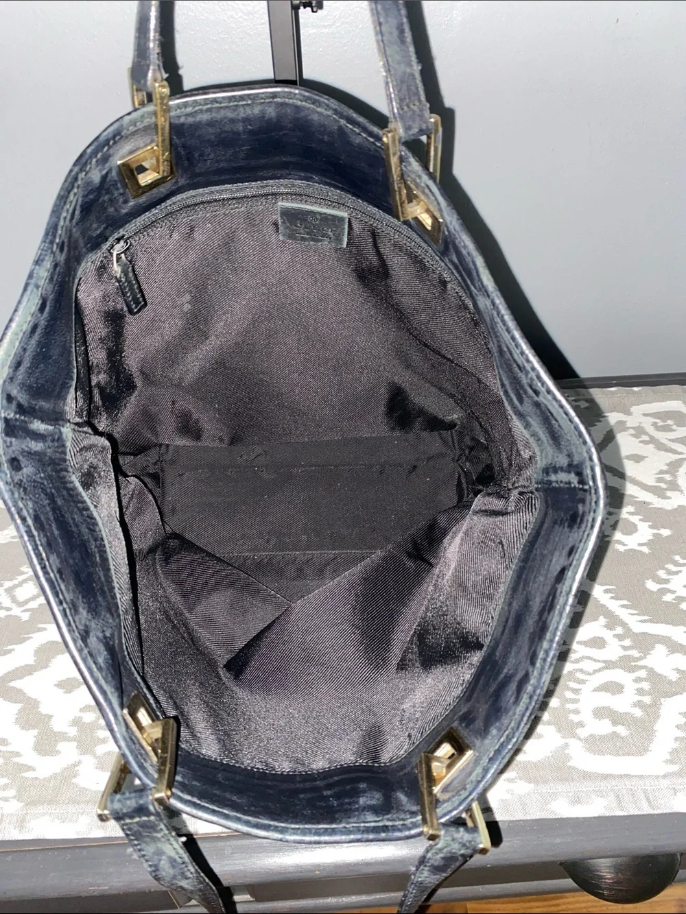 Gucci GG Black Tote Bag with COA